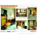 Environmental friendly lacquer modern Hotel bedroom furniture